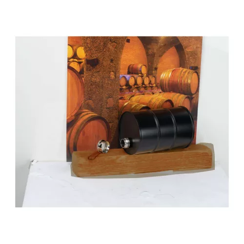 Hordó formájú flaska, 600 ml