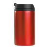 Fém utazó pohár, 250 ml (ø 7 × 14 cm, Piros)