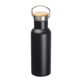 Rozsdamentes acél termosz, 500 ml (ø 7 × 22 cm, Fekete)