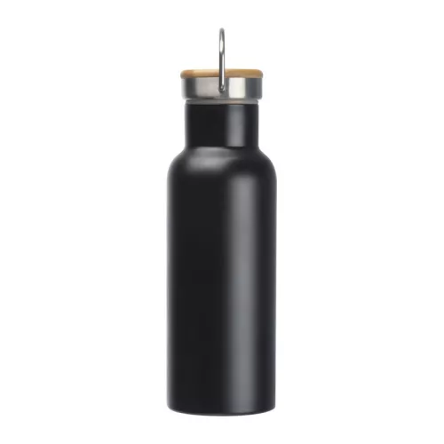 Rozsdamentes acél termosz, 500 ml (ø 7 × 22 cm, Fekete)
