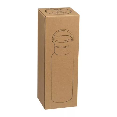 Rozsdamentes acél termosz, 500 ml (ø 7 × 22 cm, Fekete)