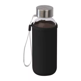   Ivópalack neoprén tokban, 300 ml (ø 5,8 × 17,2 cm, Fekete)