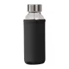 Ivópalack neoprén tokban, 300 ml (ø 5,8 × 17,2 cm, Fekete)