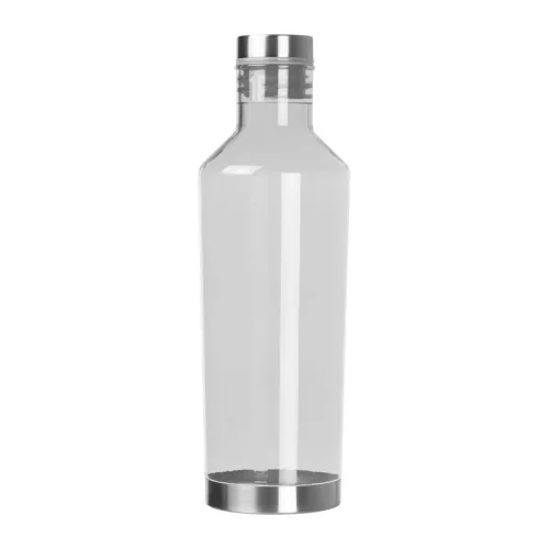 Tritán ivópalack, 800 ml (ø 7 × 24,7 cm, Áttetsző)