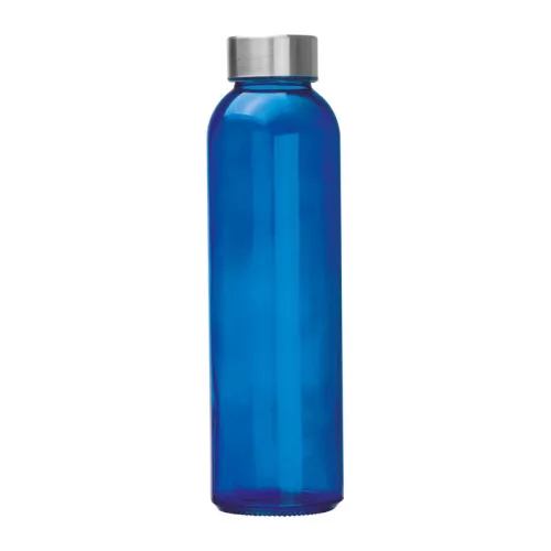 Üveg ivópalack, 500 ml (ø 6,1 × 21,9 cm, Kék)