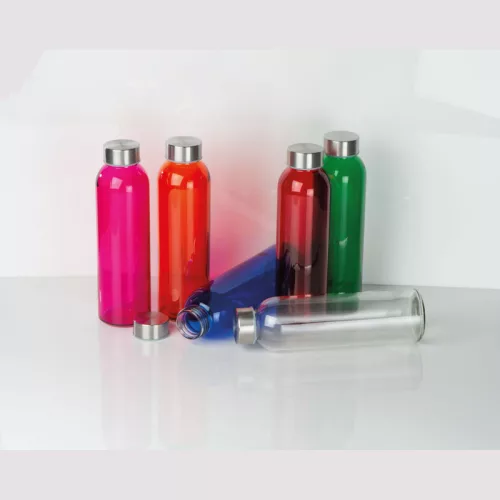 Üveg ivópalack, 500 ml (ø 6,1 × 21,9 cm, Kék)