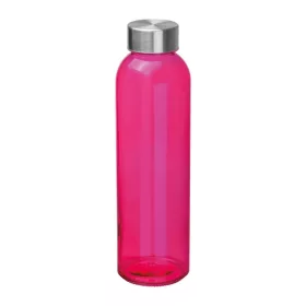 Üveg ivópalack, 500 ml (ø 6,1 × 21,9 cm, Rózsaszín)