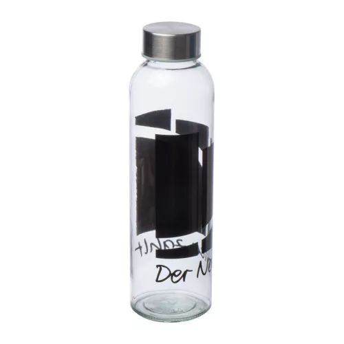 Üveg ivópalack, 500 ml (ø 6,1 × 21,9 cm, Áttetsző)