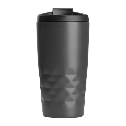 Exkluzív termoszbögre, 300 ml (ø 8 × 16,5 cm, Sötétszürke)