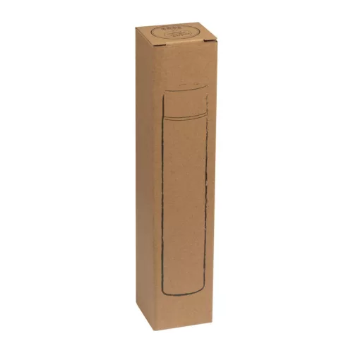 Fém termosz, 310 ml (ø 4,8 × 25 cm, Fekete)
