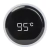 Hőmérséklet kijelzős termosz, 450 ml (ø 6,3 × 23,3 cm, Fehér)
