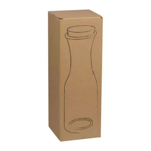 Üveg kancsó parafadugóval, 1000 ml