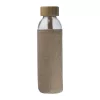 Üveg ivópalack juta tokban, 500 ml