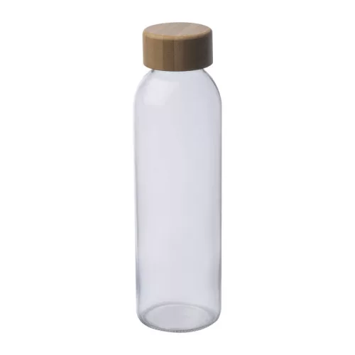 Üveg ivópalack juta tokban, 500 ml