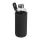 Üveg ivópalack neoprén tokban, 1000 ml (ø 8,5 × 24,5 cm, Fekete)