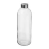 Üveg ivópalack neoprén tokban, 1000 ml (ø 8,5 × 24,5 cm, Fekete)