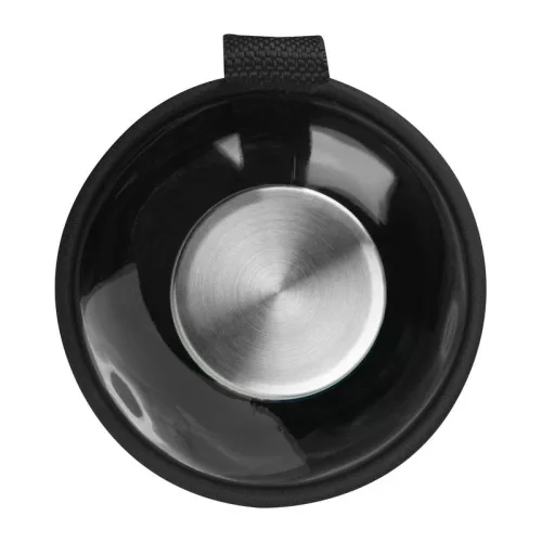 Üveg ivópalack neoprén tokban, 1000 ml (ø 8,5 × 24,5 cm, Fekete)