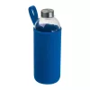 Üveg ivópalack neoprén tokban, 1000 ml (ø 8,5 × 24,5 cm, Kék)