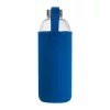 Üveg ivópalack neoprén tokban, 1000 ml (ø 8,5 × 24,5 cm, Kék)