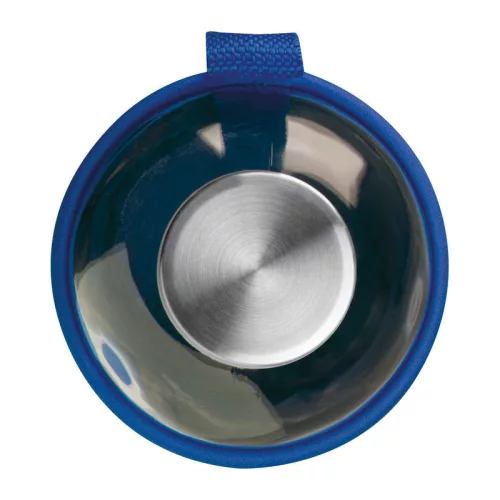 Üveg ivópalack neoprén tokban, 1000 ml (ø 8,5 × 24,5 cm, Kék)