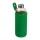 Üveg ivópalack neoprén tokban, 1000 ml (ø 8,5 × 24,5 cm, Zöld)