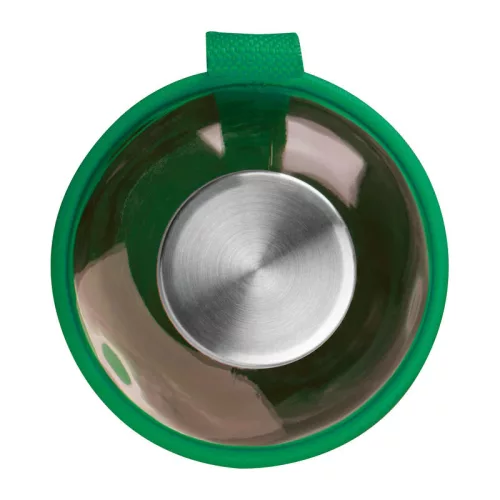 Üveg ivópalack neoprén tokban, 1000 ml (ø 8,5 × 24,5 cm, Zöld)