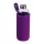 Üveg ivópalack neoprén tokban, 1000 ml (ø 8,5 × 24,5 cm, Lila)