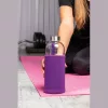 Üveg ivópalack neoprén tokban, 1000 ml (ø 8,5 × 24,5 cm, Lila)
