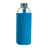 Üveg ivópalack neoprén tokban, 1000 ml (ø 8,5 × 24,5 cm, Világos Kék)