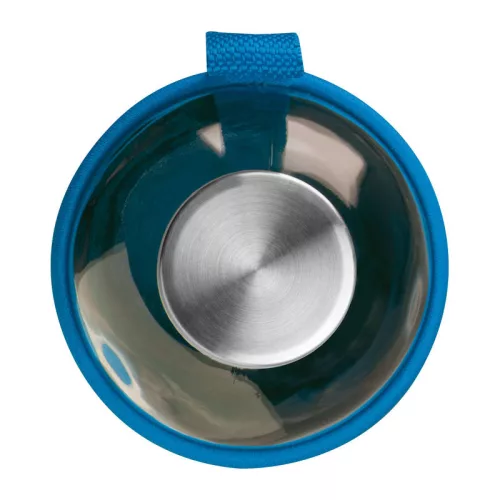 Üveg ivópalack neoprén tokban, 1000 ml (ø 8,5 × 24,5 cm, Világos Kék)