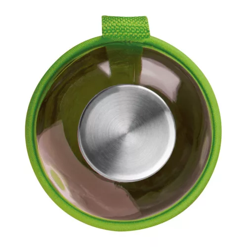 Üveg ivópalack neoprén tokban, 1000 ml (ø 8,5 × 24,5 cm, Világos Zöld)