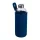 Üveg ivópalack neoprén tokban, 1000 ml (ø 8,5 × 24,5 cm, Sötétkék)