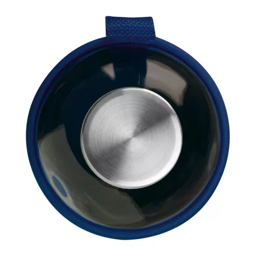 Üveg ivópalack neoprén tokban, 1000 ml (ø 8,5 × 24,5 cm, Sötétkék)