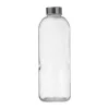 Üveg ivópalack neoprén tokban, 1000 ml (ø 8,5 x 24,5 cm, Sötétszürke)