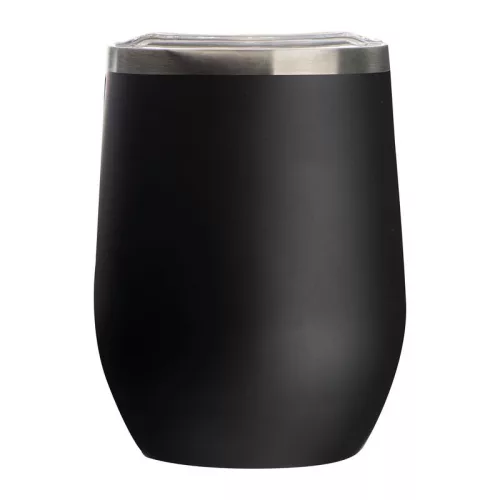 Vákuumszigetelt termoszbögre, 300 ml (ø 8 × 11,2 cm, Fekete)