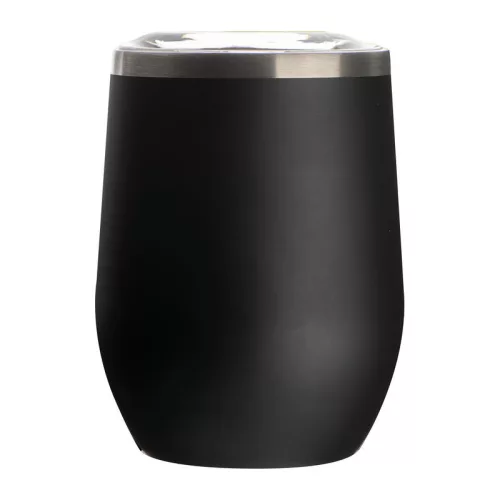 Vákuumszigetelt termoszbögre, 300 ml (ø 8 × 11,2 cm, Fekete)