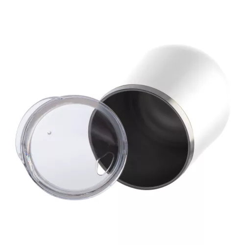 Vákuumszigetelt termoszbögre, 300 ml (ø 8 × 11,2 cm, Fehér)