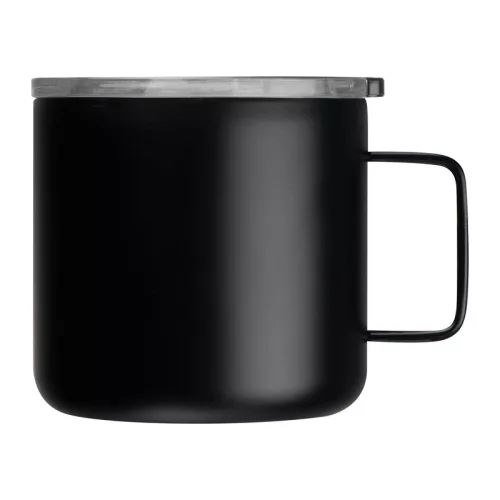 Rozsdamentes acél termoszbögre, 300 ml (ø 8,8 × 8,5 cm, Fekete)