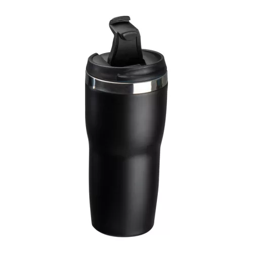 Rozsdamentes acél termoszbögre, 480 ml (ø 8,3 × 19 cm, Fekete)