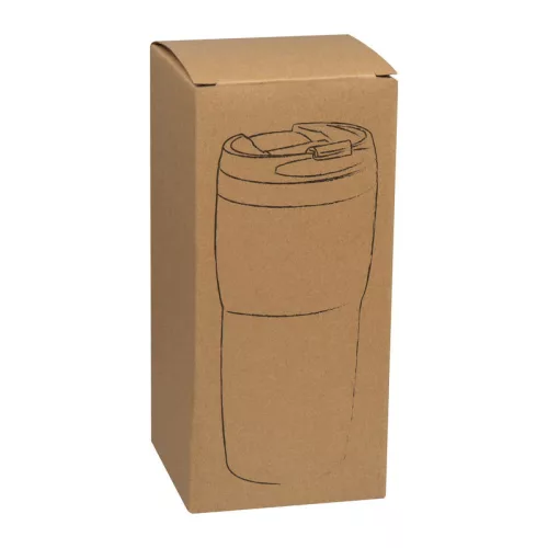 Rozsdamentes acél termoszbögre, 480 ml (ø 8,3 × 19 cm, Fekete)