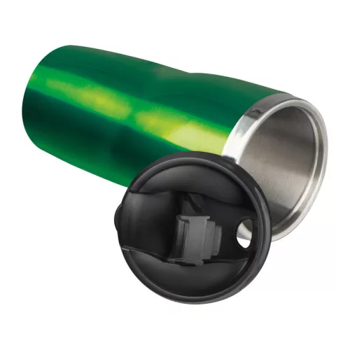 Rozsdamentes acél termoszbögre, 480 ml (ø 8,3 × 19 cm, Zöld)