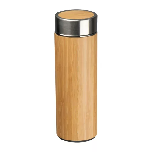 Bambusz termosz és bögre szett, 400+350 ml