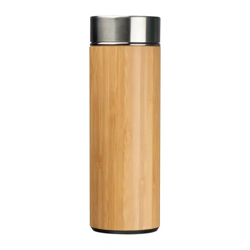 Bambusz termosz és bögre szett, 400+350 ml