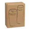 Bambusz termosz és bögre szett, 400+350 ml