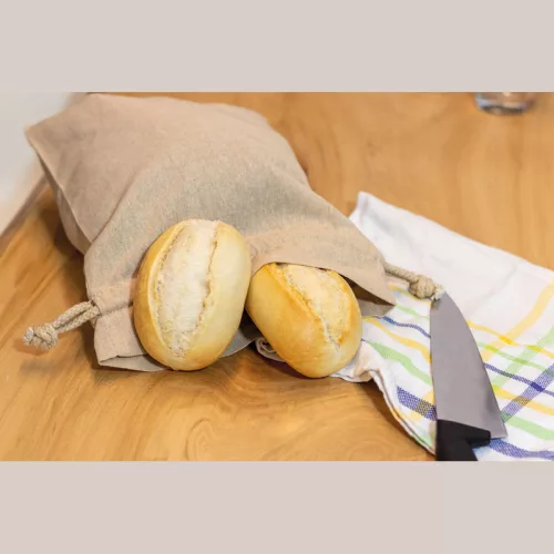 Közepes méretű zsinóros szütyő (Bézs)