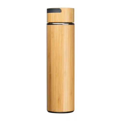 Bambusz termosz teaszűrővel, 500 ml