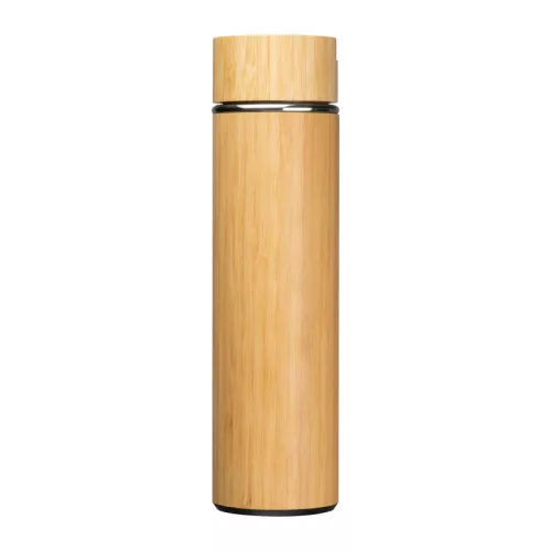 Bambusz termosz teaszűrővel, 500 ml