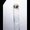 Üveg ivópalack neoprén tokban, 600 ml (ø 7 x 24,5 cm, Fekete)