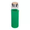 Üveg ivópalack neoprén tokban, 600 ml (ø 7 x 24,5 cm, Zöld)