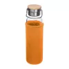 Üveg ivópalack neoprén tokban, 600 ml (ø 7 x 24,5 cm, Narancssárga)